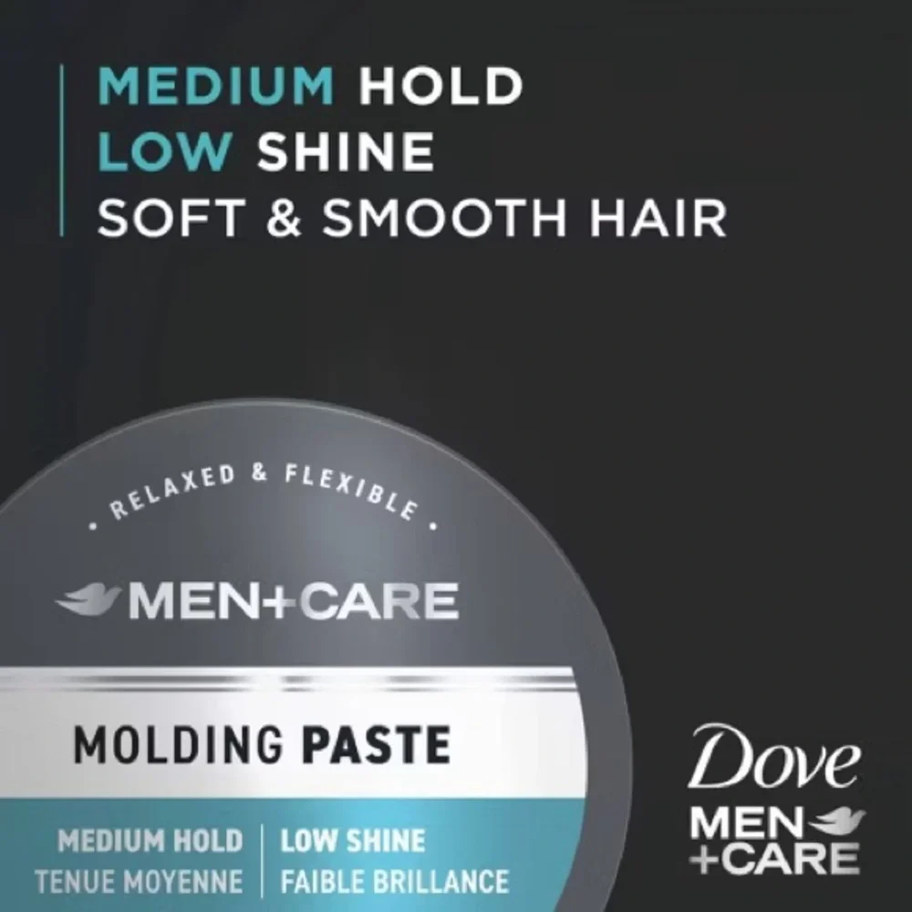 Dove Men+Care Medium Hold Hair Styling Paste, NEW